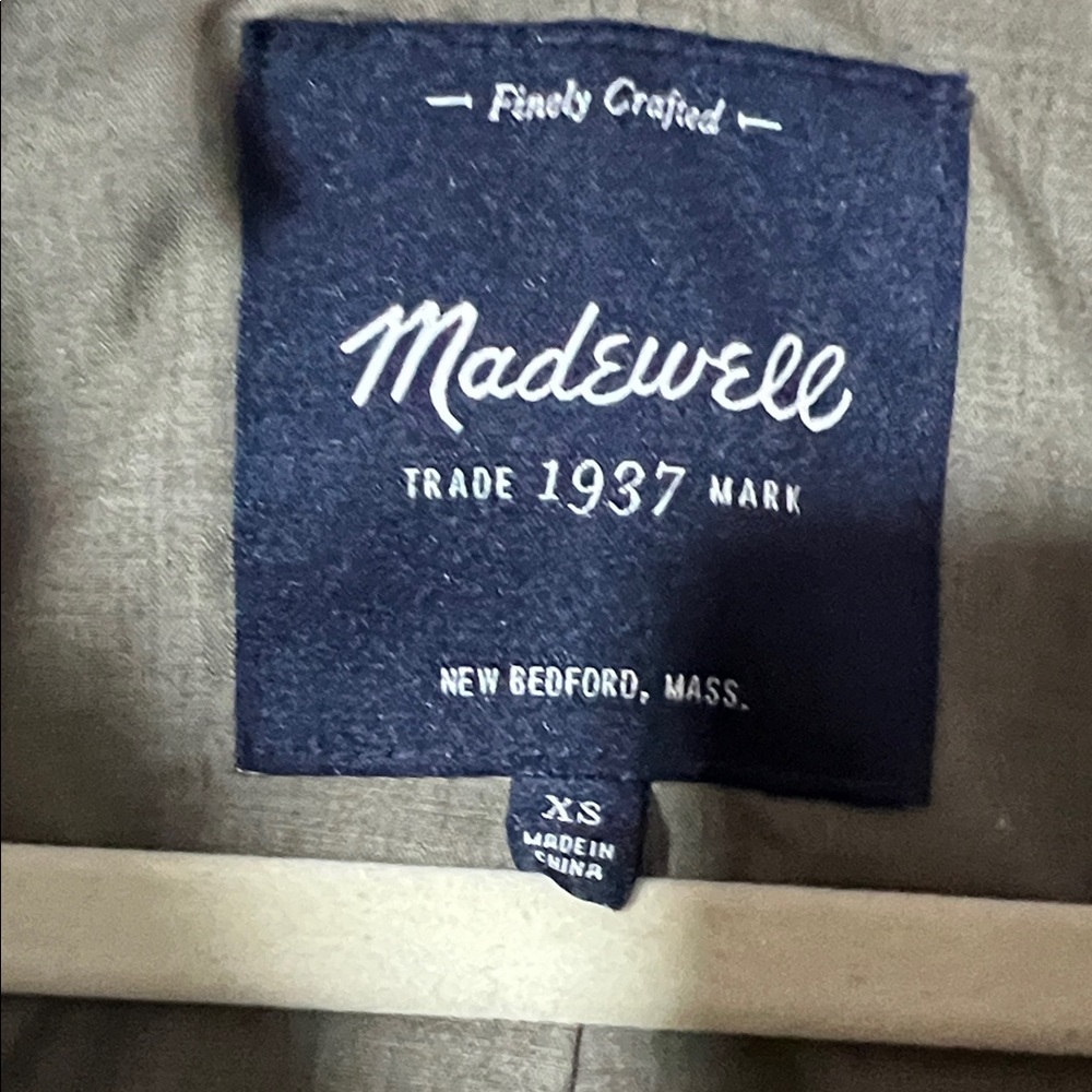 Madewell Olive Green Quilted Field Jacket - Picture 3 of 5